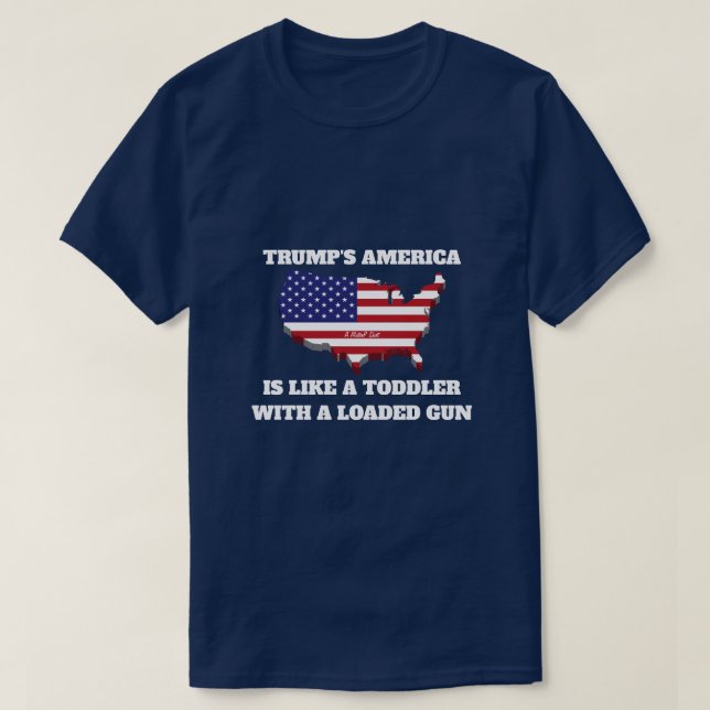 Trumps Amerika (Småbarn) - En MisterP Tröja (Design framsida)