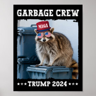 Trumps anhängare skräp Joe Biden republikansk Ga Poster