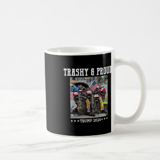 Trumps anhängare sopträskråtta skitig och stolt kaffemugg