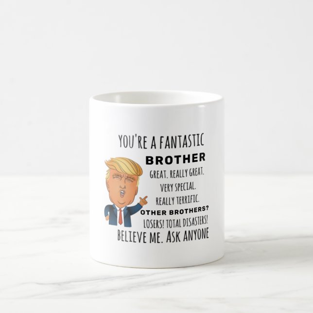 Trumps Brother roligt födelsedagspresent Kaffemugg (Center)