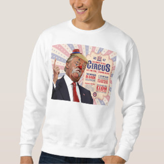 Trump's Clown Show Circus - Vintage affisch Design Lång Ärmad Tröja