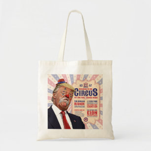 Trump's Clown Show Circus - Vintage affisch Design Tygkasse