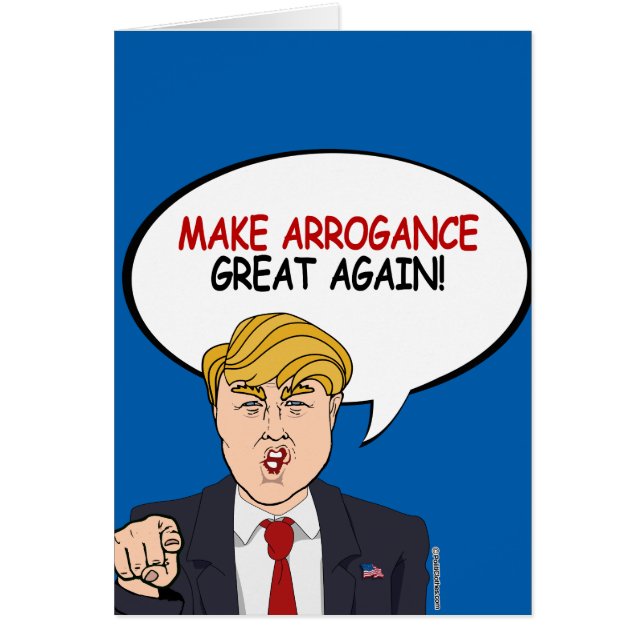 Trump's Hair Force One Hälsningskort (Framsidan)