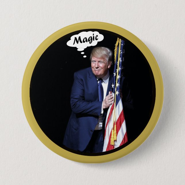 Trump's Magic Act Knapp (Framsida)