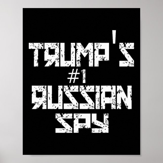 Trumps ryska spion rolig konservativ Trump  Poster (Framsidan)