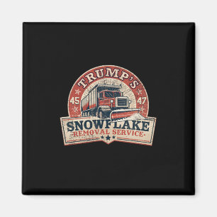 Trumps snöflingborttagningsservice Trump 45 47 Pre Magnet