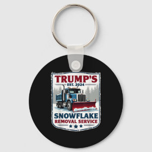 Trumps Snowflake-borttagningstjänst - lustigt trum Nyckelring