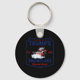 Trump's Snowflake Removal Service Funny Trump 2024 Nyckelring