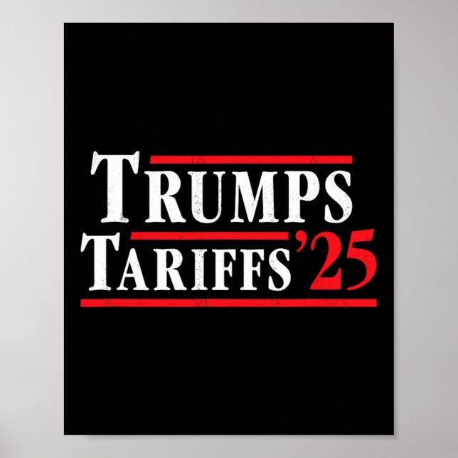 Trumps Tariff's - Trump Trade Krig Poster (Framsidan)