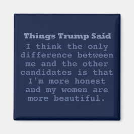 Trump's Women - 2-tums Square Magnet