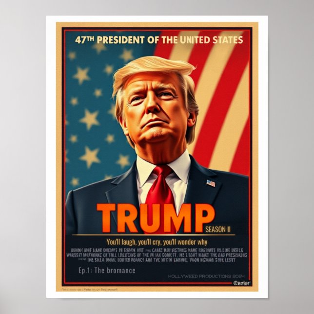 Trumpseriessäsong 2 episoder 1-roligtens täcknings poster (Framsidan)