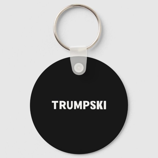 Trumpski Rolig Polsk Trump Tröja Nyckelring (Framsida)