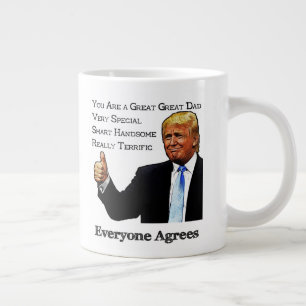 Trumpsluten som Underbarare Underbarare Pappa Jumbo Mugg