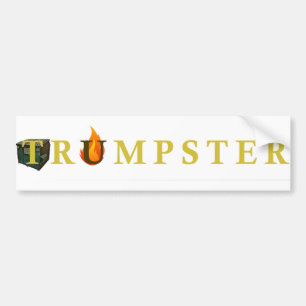 Trumpster Sticker for Dumpsters Bildekal