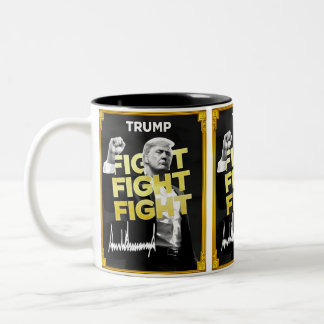 Trumpstrid: Bly Revolutionen Memorandumkonto - Gå  Två-Tonad Mugg
