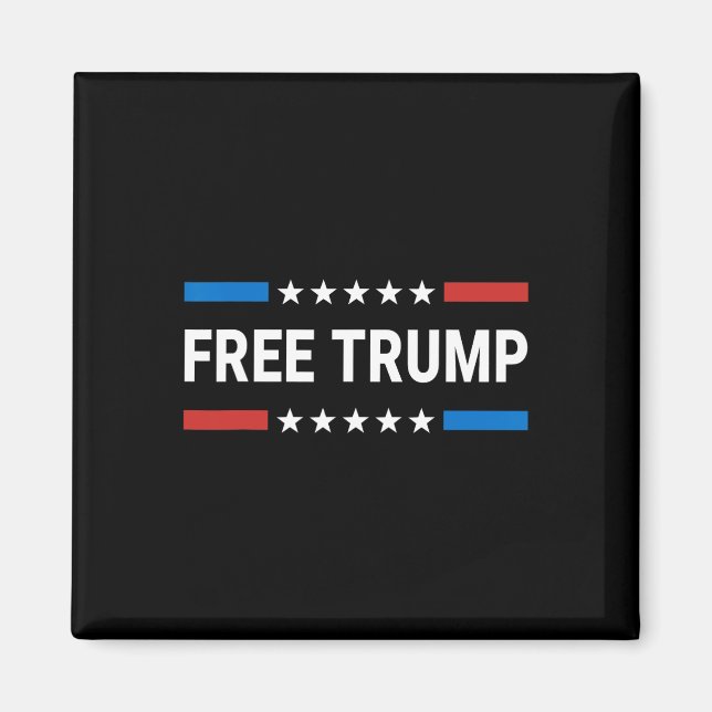 Trumpsumma för gratis Donald Trump Republican Supp Magnet (Framsidan)