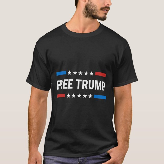 Trumpsumma för gratis Donald Trump Republican Supp T Shirt (Framsida)