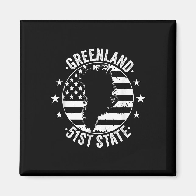 Trumpsupportrar Grönland 51:a delstat är stressad Magnet (Framsidan)