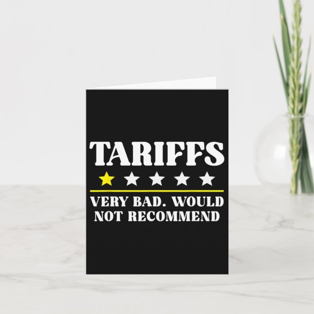 Trumptariff US skulle inte rekommendera taxor som  Kort (Framsida)