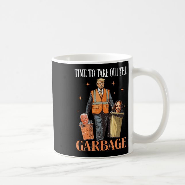 Trumptid för att ta sig ut från Sopor Kaffemugg (Höger)