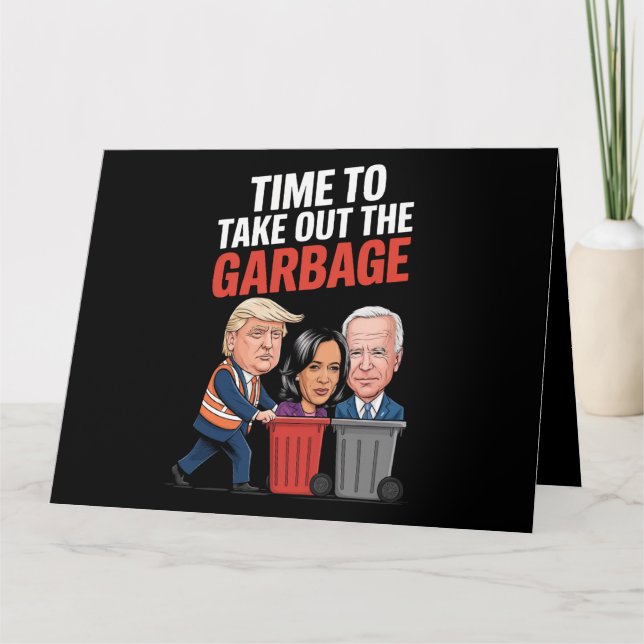 Trumptid för att ta sig ut från Sopor Kort (Framsida)