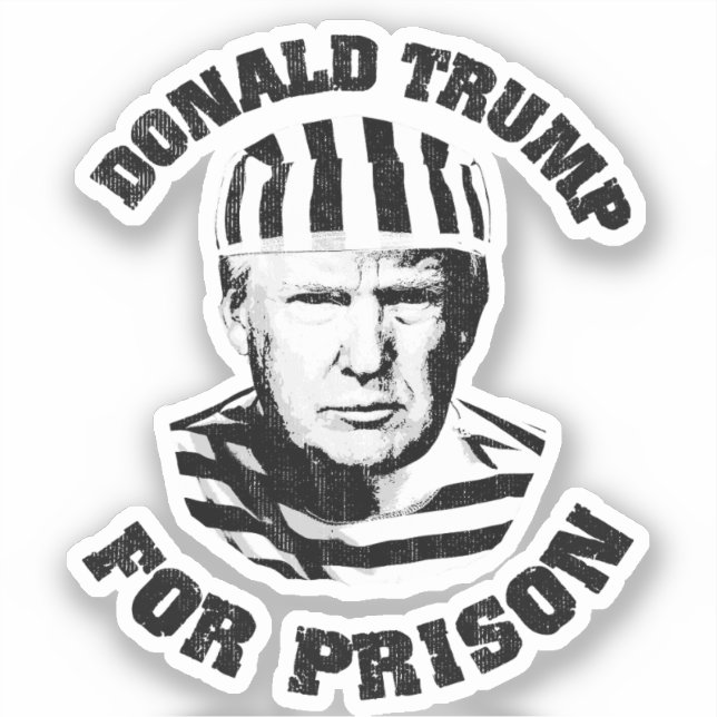 Trumptrump för fängelset klistermärken (Framsida)