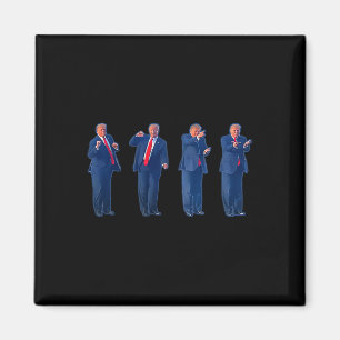 Trumpty-dansen Trump dansar 4 juli Magnet
