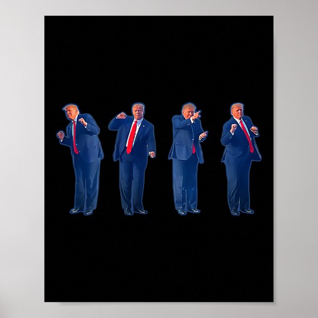 Trumpty-dansen Trump dansar 4 juli  Poster (Framsidan)