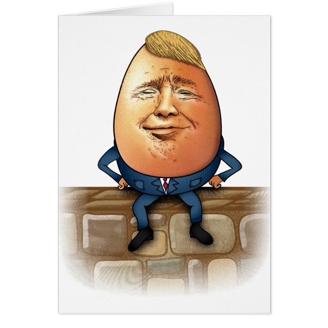 Trumpty Dumpty Hälsningskort (Framsidan)