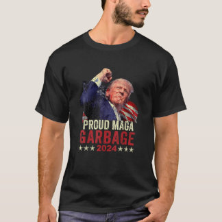 Trumpunderstödjare för Proud MAGA Sopor T Shirt