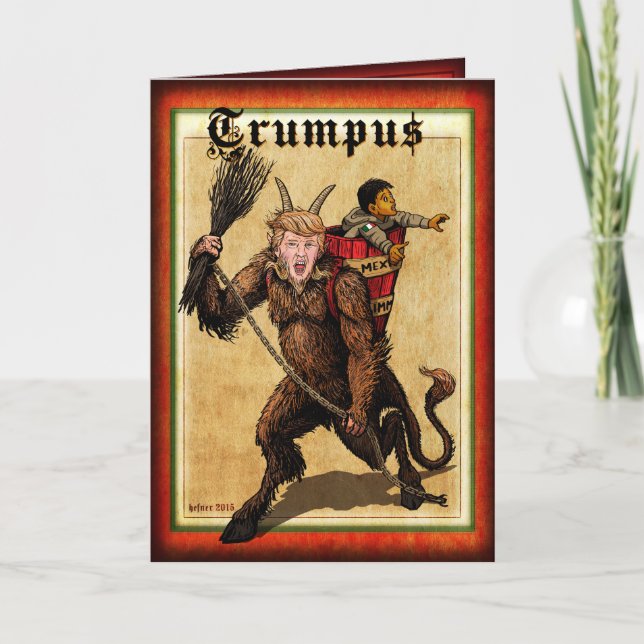 TRUMPUS - SEASONGREEDINGARNA HELGKORT (Framsida)