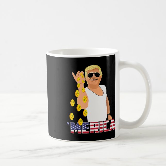 Trumputfall 2024 USA:s valpresident Donald T Kaffemugg (Höger)