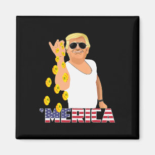 Trumputfall 2024 USA:s valpresident Donald T Magnet