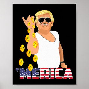 Trumputfall 2024 USA:s valpresident Donald T Poster