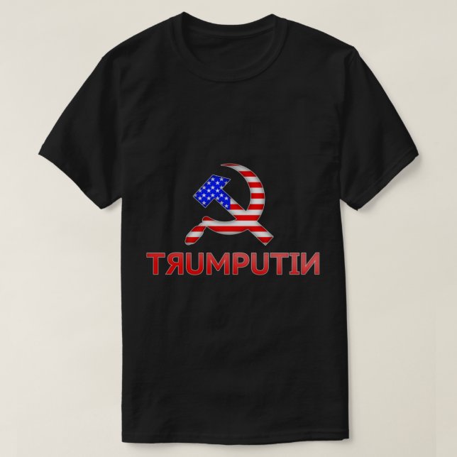 Trumputin Trump och Putin Passande T Shirt (Design framsida)