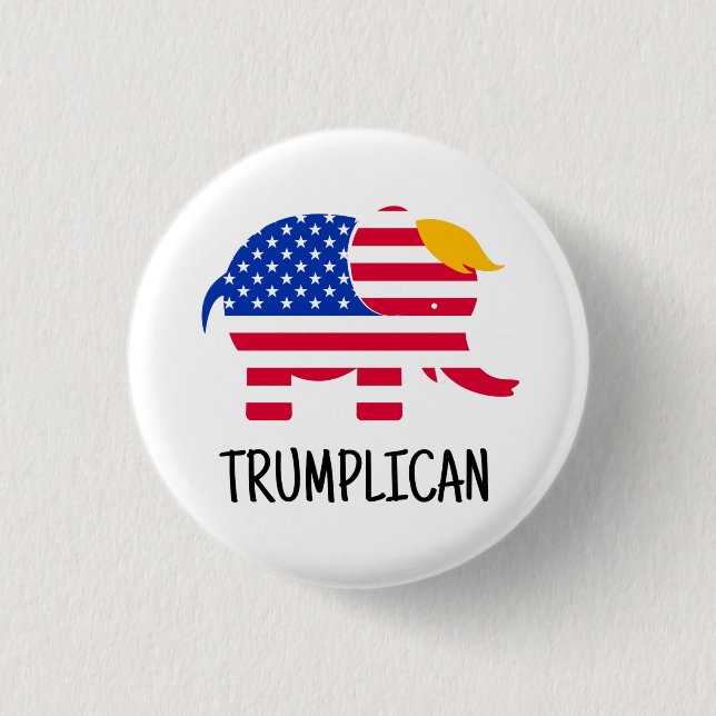 Trumpval 2024 Kampanj Novelty Gift Knapp (Framsida)