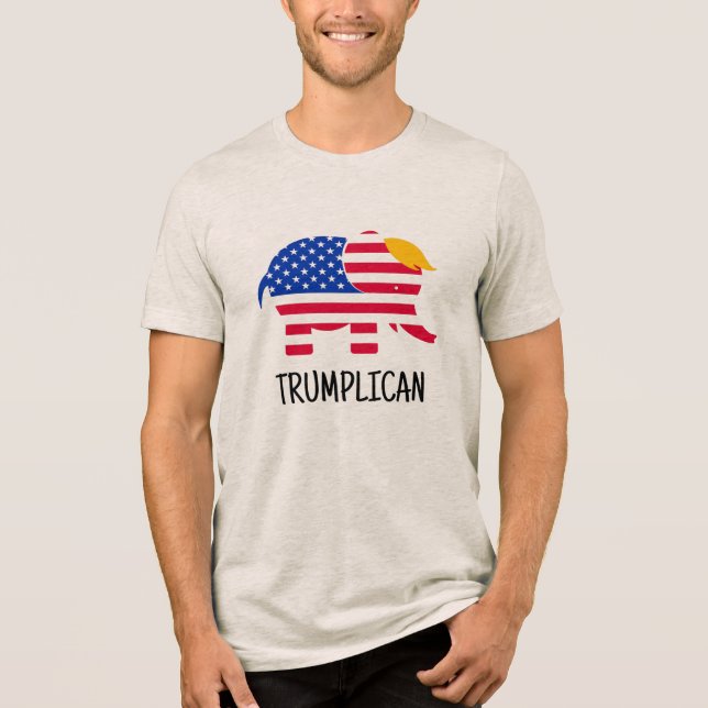 Trumpval 2024 Trumplican Novelty T Shirt (Framsida)