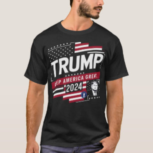 Trumpy 2024 - Behålla America Underbar T Shirt