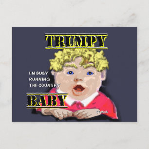 Trumpy Baby vykort