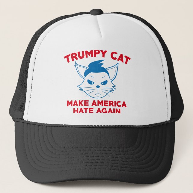 Trumpy Cat Truckerkeps (Framsida)