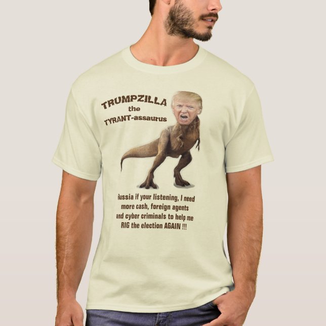 Trumpzilla tshirt t shirt (Framsida)