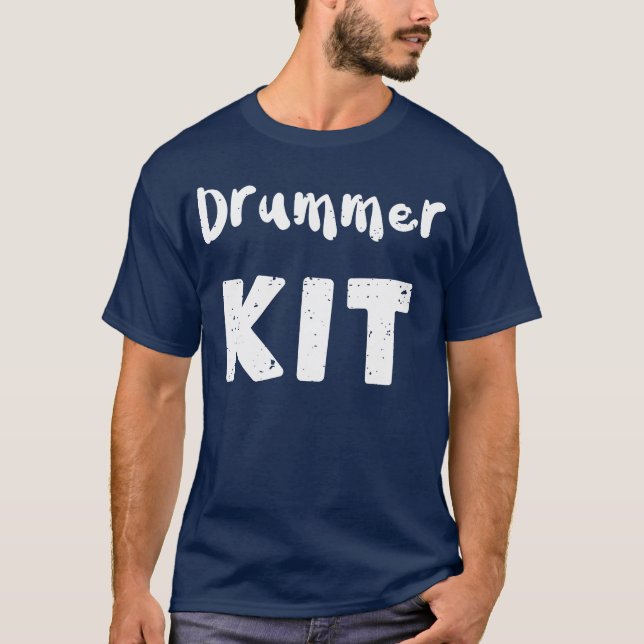 Trumset Trummor T Shirt (Framsida)
