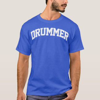 Trumslagare Job Varsity Arch pojke T Shirt