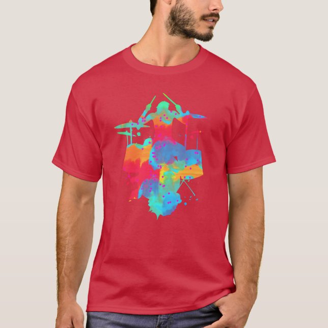 Trumslagarfamilj T Shirt (Framsida)