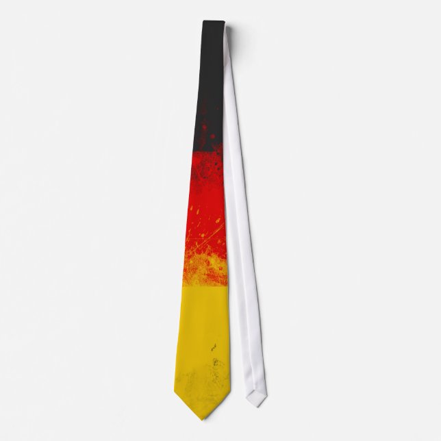 Trunge Splatter, målad Flagga av Tyskland Slips (Framsida)