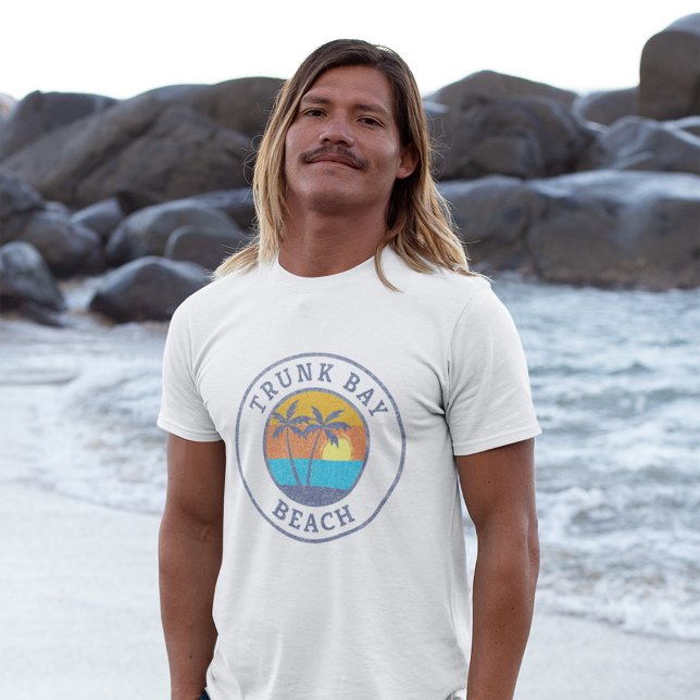 Trunk Bay Beach, St. John, Usvi Faded Classic T Shirt (Skapare uppladdad)