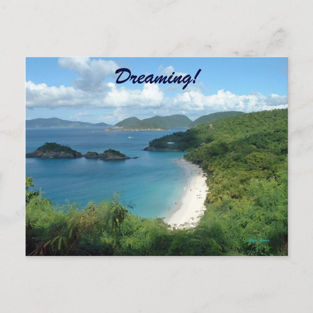 Trunk Bay, Dreaming! Vykort (Framsida)