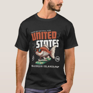 Trunk Bay National Park, Amerikanska Jungfruöarna T Shirt