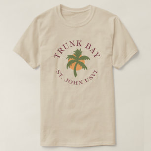 Trunk Bay-skjorta, Amerikanska Jungfruöarna Tee