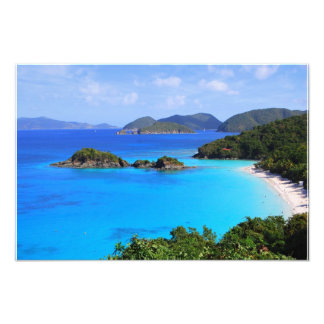 Trunk Bay St. John, Amerikanska Jungfruöarna 18 x Fototryck